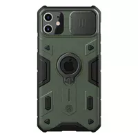 TPU+PC чехол Nillkin CamShield Armor (шторка на камеру) для Apple iPhone 11 (6.1") Зеленый