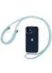 Чохол TPU Crossbody Transparent для Apple iPhone 11 (6.1 ") Блакитний