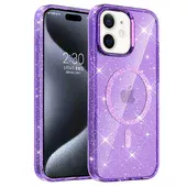 Чехол TPU Eclipse Sparkle (MagFit) для Apple iPhone 11 (6.1") Purple