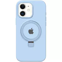 Чехол Silicone Case Full Protective with Ring для Apple iPhone 11 (6.1") Blue