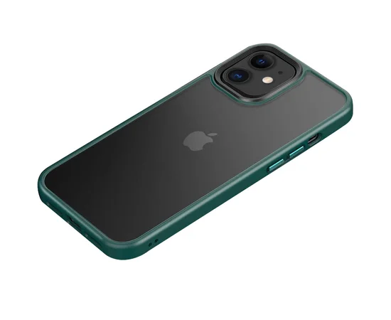 TPU+PC чехол Metal Buttons для Apple iPhone 11 (6.1") Зеленый