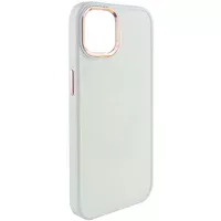 TPU чохол Bonbon Metal Style для Apple iPhone 11 (6.1") Білий / White