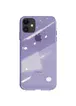 TPU+Glass чехол GLOSSY Logo series для Apple iPhone 11 (6.1") Серый / Lavender Gray