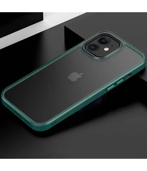 TPU+PC чехол Metal Buttons для Apple iPhone 11 (6.1") Зеленый
