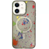 Чехол TPU+PC Flush with MagSafe для Apple iPhone 11 (6.1") Titanium grey