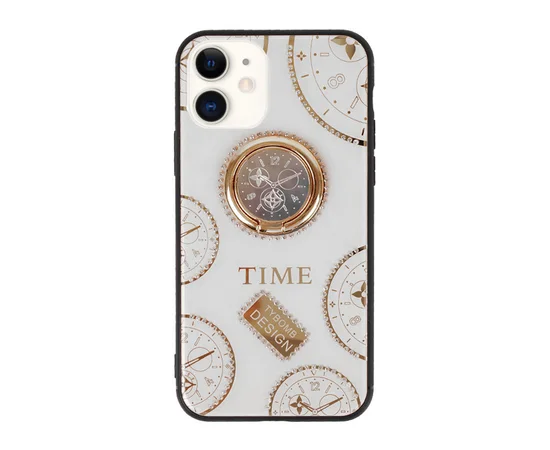 TPU+Glass чехол TYBOMB Shinig Watch для Apple iPhone 11 (6.1") Белый
