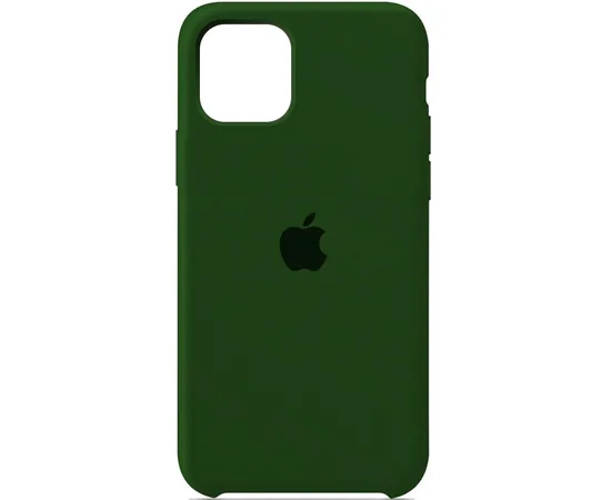 Чохол Silicone Case (AA) для Apple iPhone 11 (6.1 ") Зелений / Dark Olive