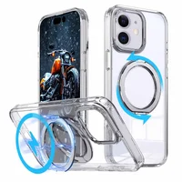 Чохол TPU+PC Empire with MagSafe and Ring для iPhone 11 (6.1") Clear
