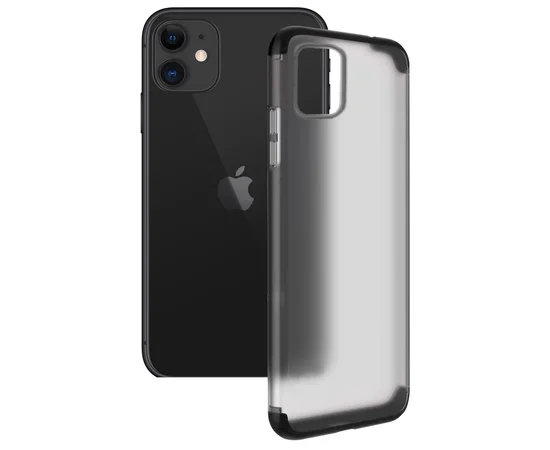 Матова PC накладка GKK LikGus 360 градусів для Apple iPhone 11 (6.1 ") Чорний