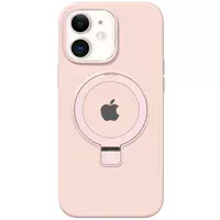 Чохол Silicone Case Full Protective with Ring для Apple iPhone 11 (6.1") Pink