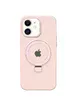 Чехол Silicone Case Full Protective with Ring для Apple iPhone 11 (6.1") Pink