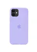 Чохол Silicone case (A) (з закритим низом) для Apple iPhone 11 (6.1 ") Бузковий / Dasheen
