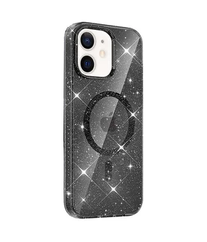 Чехол TPU Eclipse Sparkle (MagFit) для Apple iPhone 11 (6.1") Black