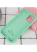 Чехол Silicone case (A) (с закрытым низом) для Apple iPhone 11 (6.1") Зеленый / Spearmint