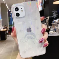 TPU+Glass чехол Aurora Space для Apple iPhone 11 (6.1") Радуга