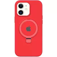 Чехол Silicone Case Full Protective with Ring для Apple iPhone 11 (6.1") Red