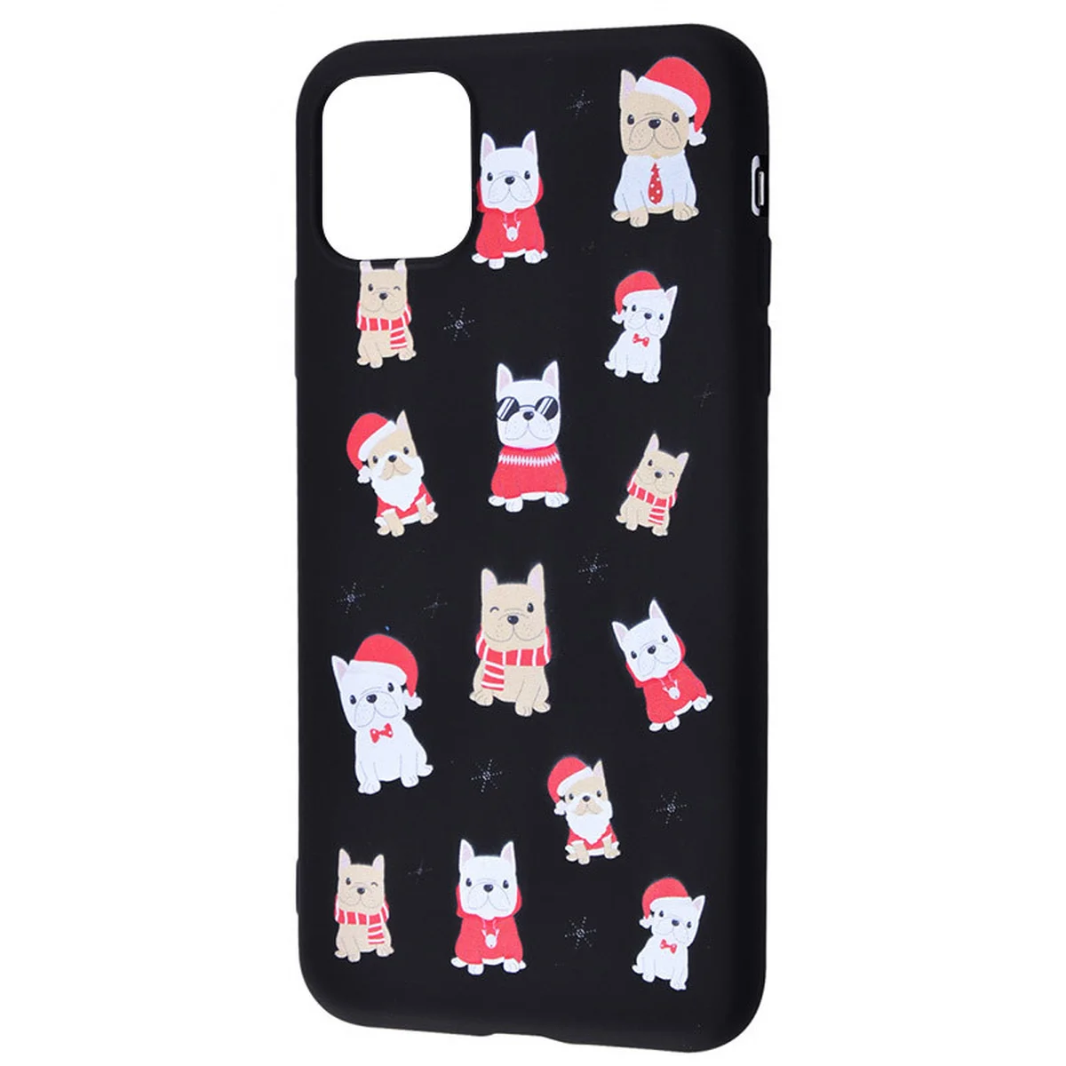 TPU чехол WAVE Fancy для Apple iPhone 11 (6.1") Dogs / Black