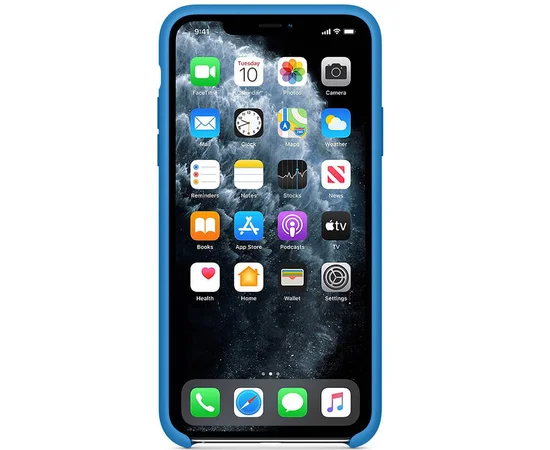 Чохол Silicone case (AAA) для Apple iPhone 11 (6.1 ") Синій / Surf Blue