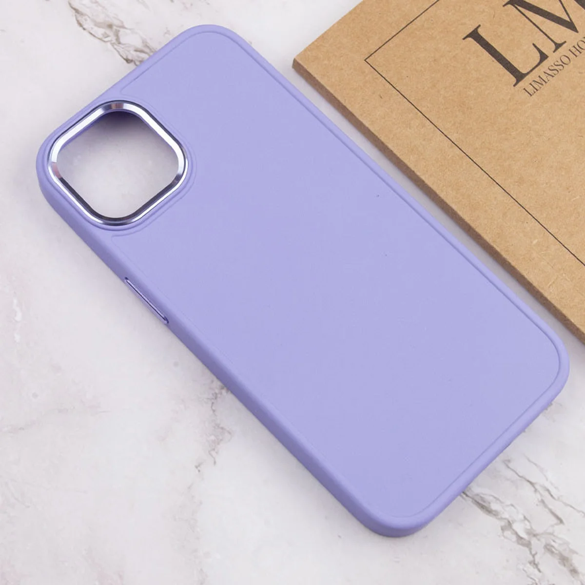 TPU чехол Bonbon Metal Style для Apple iPhone 11 (6.1") Сиреневый / Dasheen
