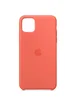 Чехол Silicone case (AAA) для Apple iPhone 11 (6.1") Оранжевый/Сlementine