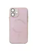 Чохол TPU+Glass Sapphire Midnight with MagSafe для Apple iPhone 11 (6.1") Рожевий / Pink Sand