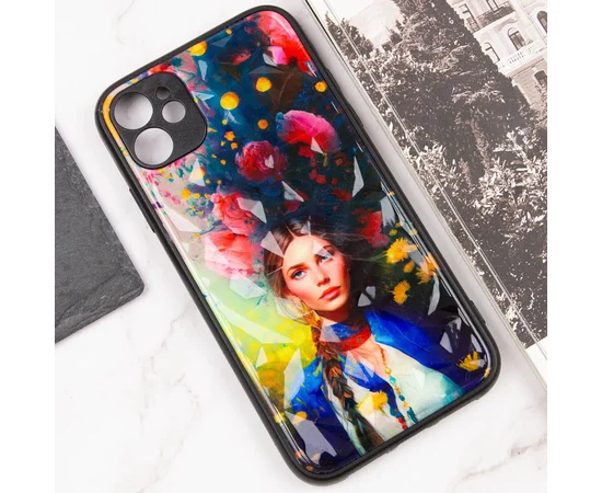 TPU+PC чехол Prisma Ladies для Apple iPhone 11 (6.1") Peonies