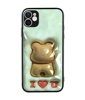 TPU+PC чехол Prisma Fluffie для Apple iPhone 11 (6.1") Bear