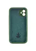 Чехол Silicone Case Lakshmi Square Full Camera для Apple iPhone 11 (6.1") Зеленый / Army green