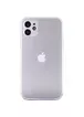 TPU+Glass чехол Matte Candy Full camera для Apple iPhone 11 (6.1") Белый