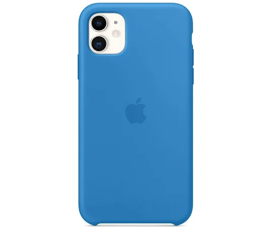 Чохол Silicone case (AAA) для Apple iPhone 11 (6.1 ") Синій / Surf Blue