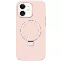 Чохол Silicone Case Full Protective NO LOGO with Ring для Apple iPhone 11 (6.1") Pink