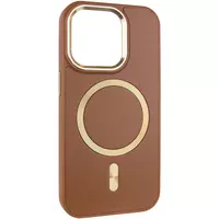 Шкіряний чохол SnapCase with MagSafe для Apple iPhone 11 (6.1") Brown