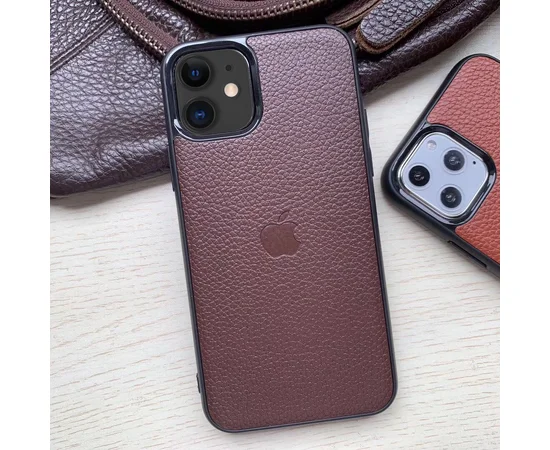 Шкіряна накладка Epic Vivi Logo series для Apple iPhone 11 (6.1 ") Коричневий