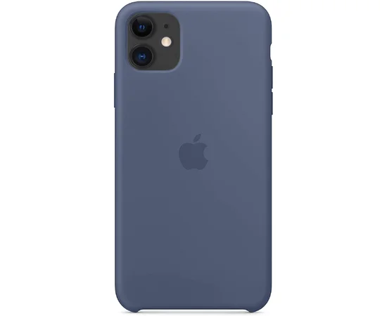 Чехол Silicone case (AAA) для Apple iPhone 11 (6.1") Голубой / Alaskan blue