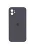 Чехол Silicone Case Square Full Camera Protective (AA) для Apple iPhone 11 (6.1") Серый / Charcoal Gray