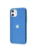 TPU чехол Matte LOGO для Apple iPhone 11 (6.1") Голубой / Blue