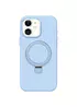 Чохол Silicone Case Full Protective NO LOGO with Ring для Apple iPhone 11 (6.1") Blue