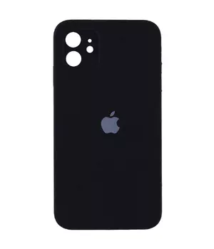Чехол Silicone Case Square Full Camera Protective (AA) для Apple iPhone 11 (6.1") Черный / Black