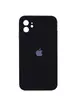 Чехол Silicone Case Square Full Camera Protective (AA) для Apple iPhone 11 (6.1") Черный / Black