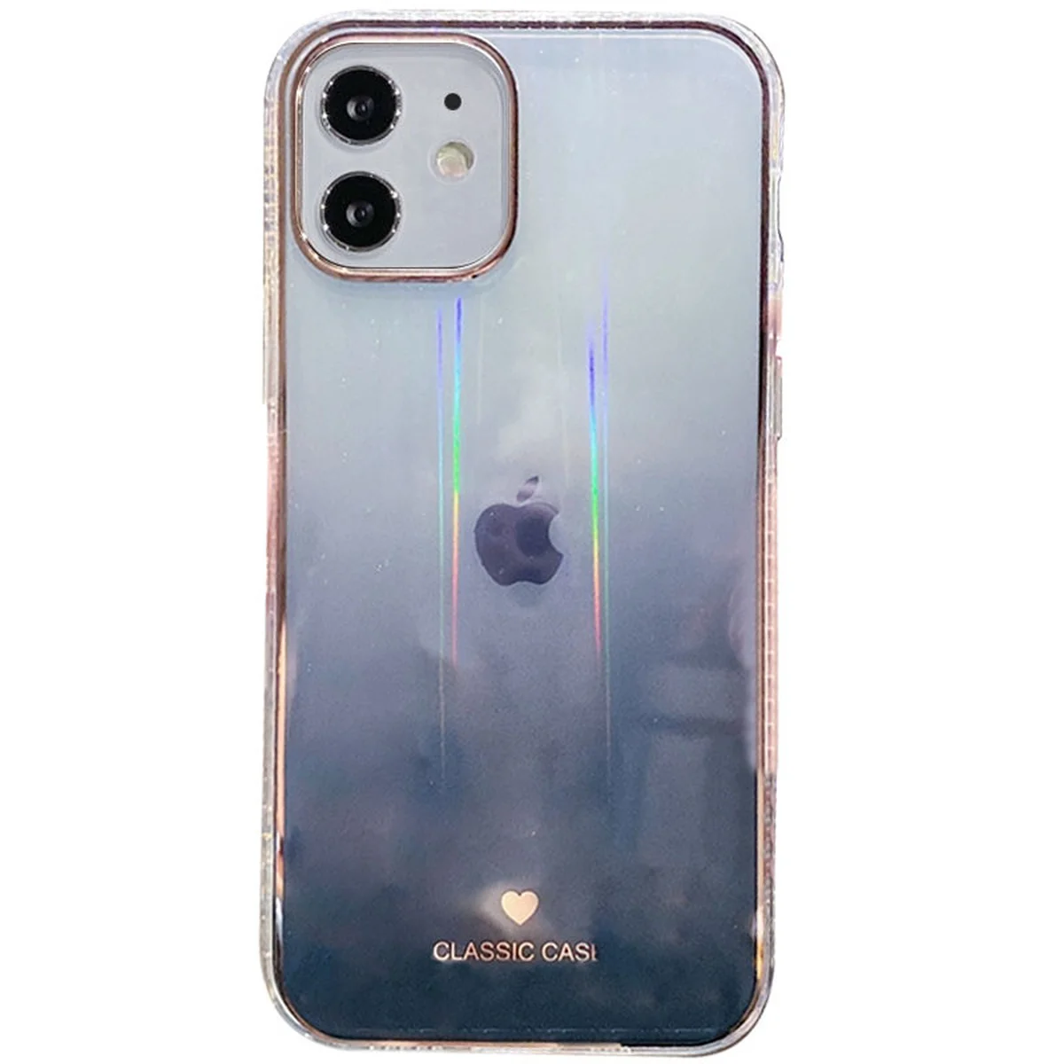 TPU + Glass чохол Aurora Classic для Apple iPhone 11 (6.1 ") Чорний