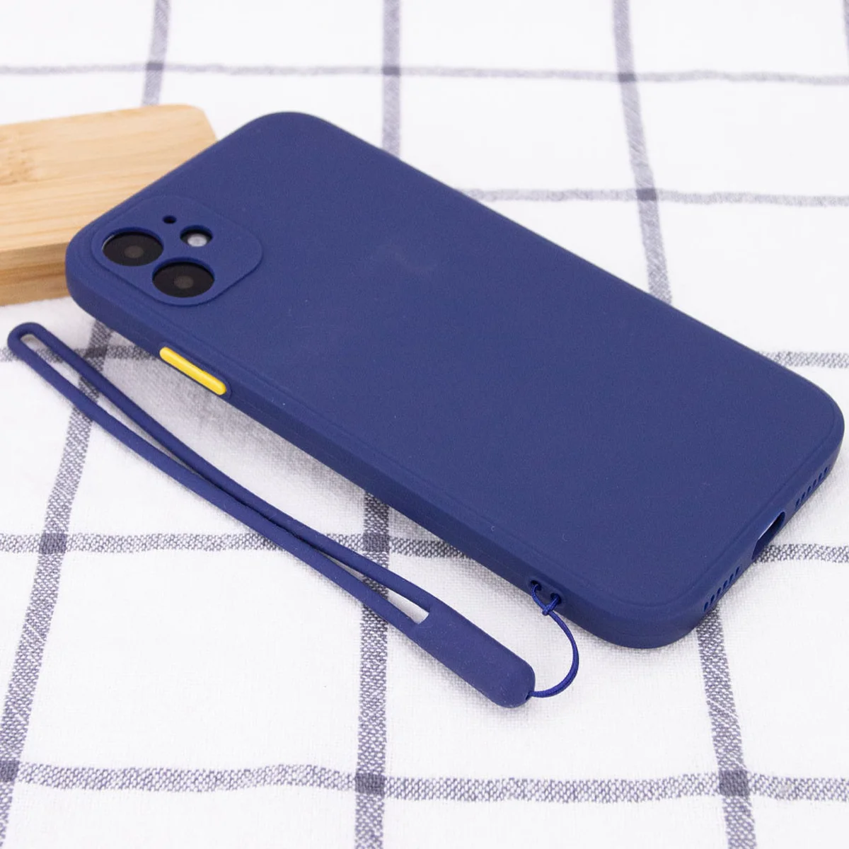 Чехол TPU Square Full Camera для Apple iPhone 11 (6.1") Синий