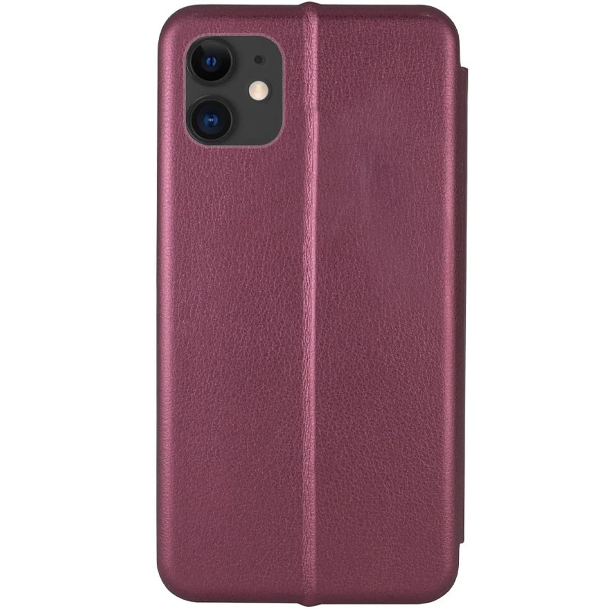 Шкіряний чохол-книжка Classy для Apple iPhone 11 (6.1") Бордовий