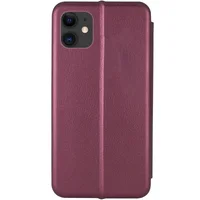 Шкіряний чохол-книжка Classy для Apple iPhone 11 (6.1") Бордовий