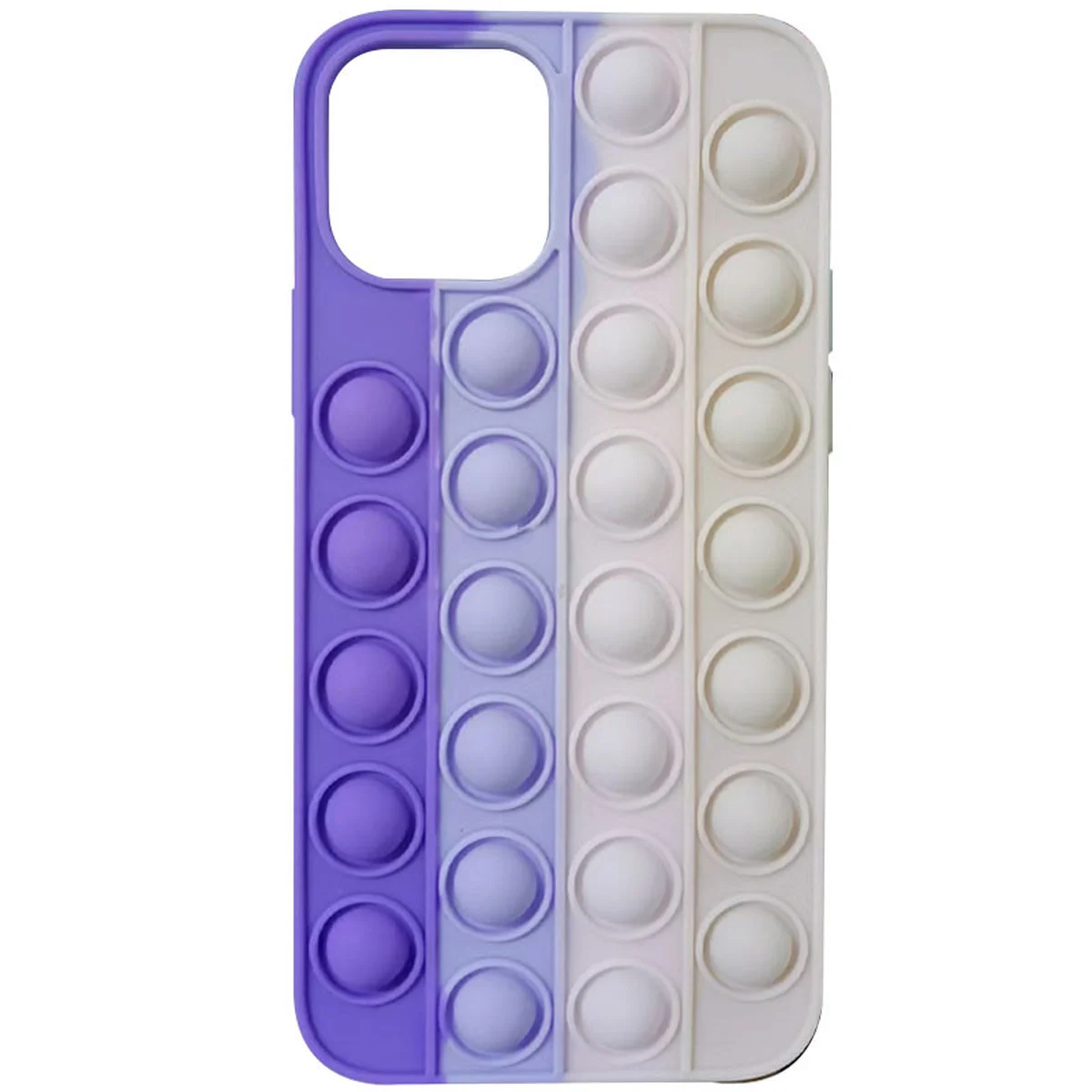 Силиконовый 3D чехол-антистресс Pop it Bubble для Apple iPhone 11 (6.1") Dasheen / Light Pink