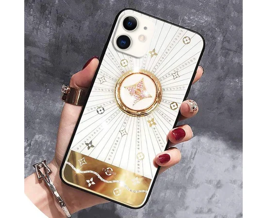 TPU + Glass чохол TYBOMB Shinig Line для Apple iPhone 11 (6.1 ") white