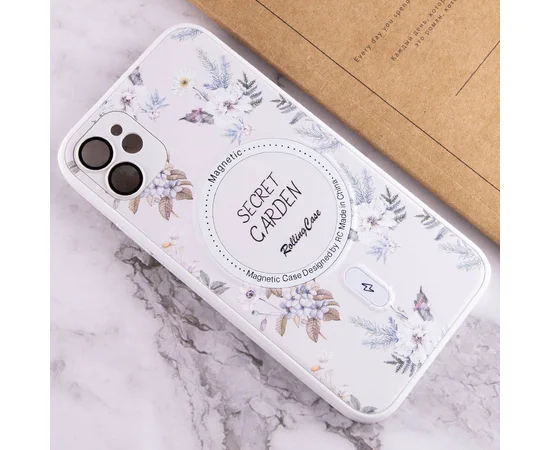 TPU+PC чохол Secret Garden with MagSafe для Apple iPhone 11 (6.1") White