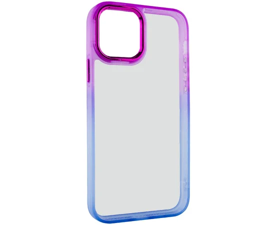 Чохол TPU+PC Fresh sip series для Apple iPhone 11 (6.1") Синій / Фіолетовий