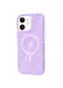 Чохол TPU Galaxy Sparkle (MagFit) для Apple iPhone 11 (6.1") Purple+Glitter