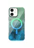 Чохол TPU Shiny Mountain (MagFit) для Apple iPhone 11 (6.1") Green / Blue