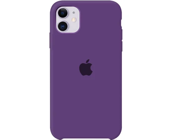 Чехол Silicone case (A) для Apple iPhone 11 (6.1") Фиолетовый / Purple